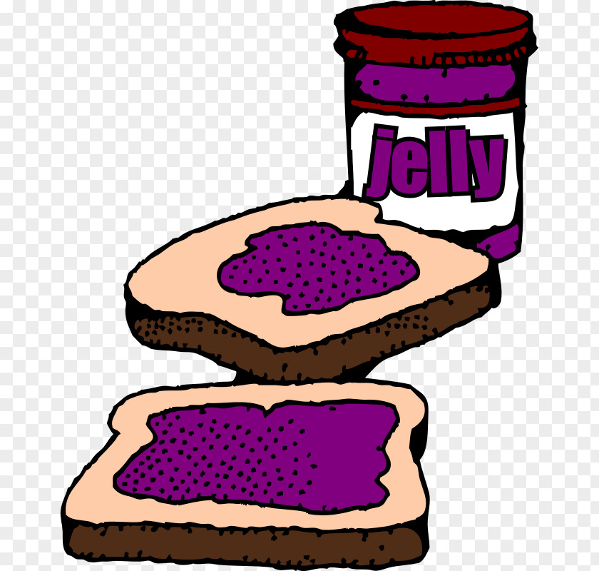 Pictures Of Peanut Butter And Jelly Sandwich Gelatin Dessert Toast Fruit Preserves Clip Art PNG