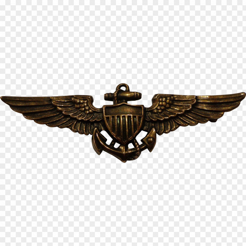 Pilot 0506147919 United States Naval Aviator Navy Badge PNG