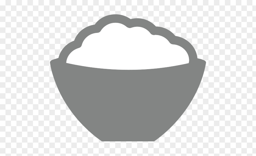 Rice Bowl Emoji SMS Text Messaging Sticker Food PNG