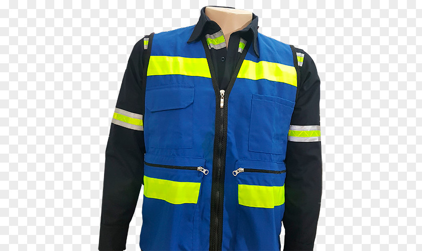 T-shirt Waistcoat Jacket Blue Uniform PNG