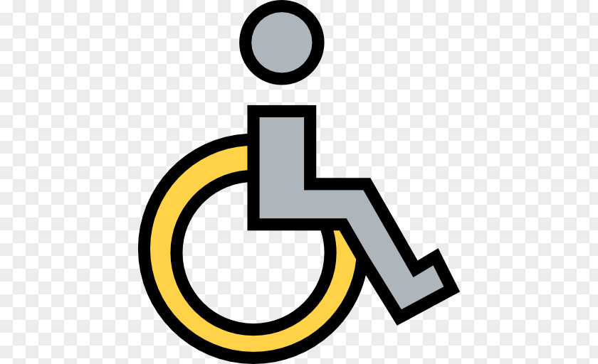 A Wheelchair Symbol Disability Icon PNG
