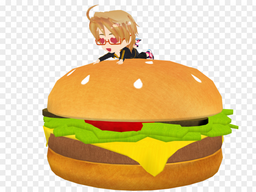 Burger Hamburger Cheeseburger Fast Food Veggie Junk PNG