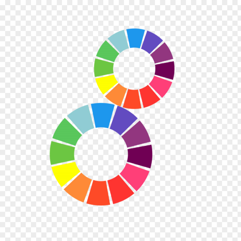 Colored Circles Color Wheel Scheme Complementary Colors PNG