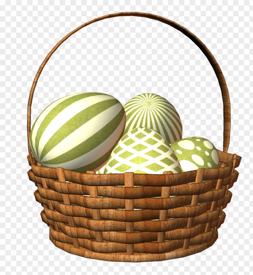 Egg Basket Easter Clip Art PNG