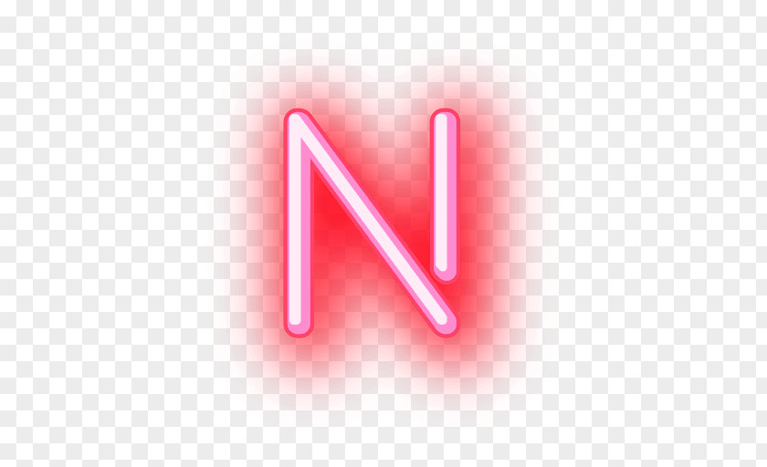 NEON Letterhead Alphabet PNG
