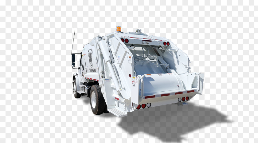 Rear Loader Garbage Truck Car Commercial Vehicle PNG