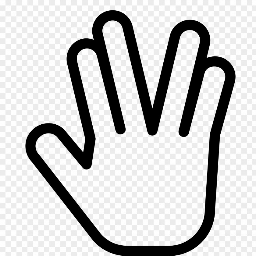 Star Trek Spock Vulcan Salute Clip Art PNG