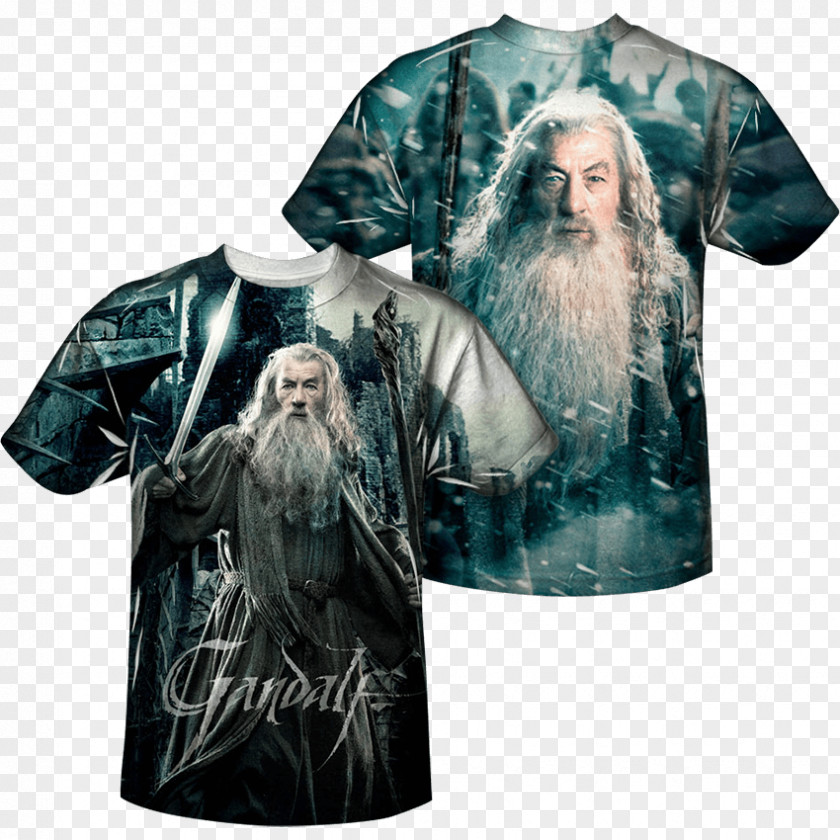 T-shirt Gandalf The Hobbit Lord Of Rings Clothing PNG