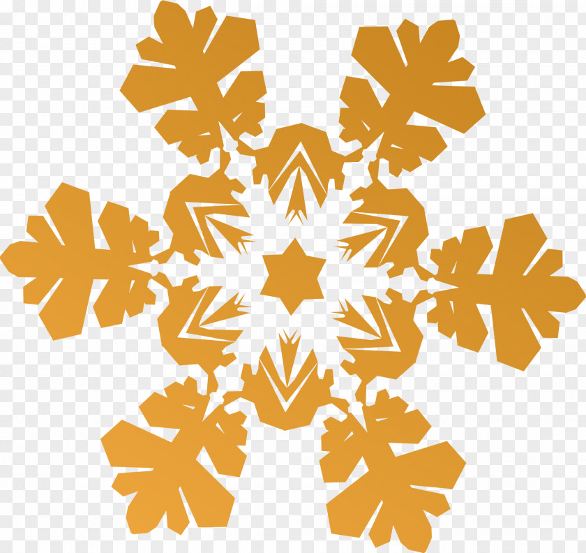Coffee Simple Snow Snowflake Clip Art PNG