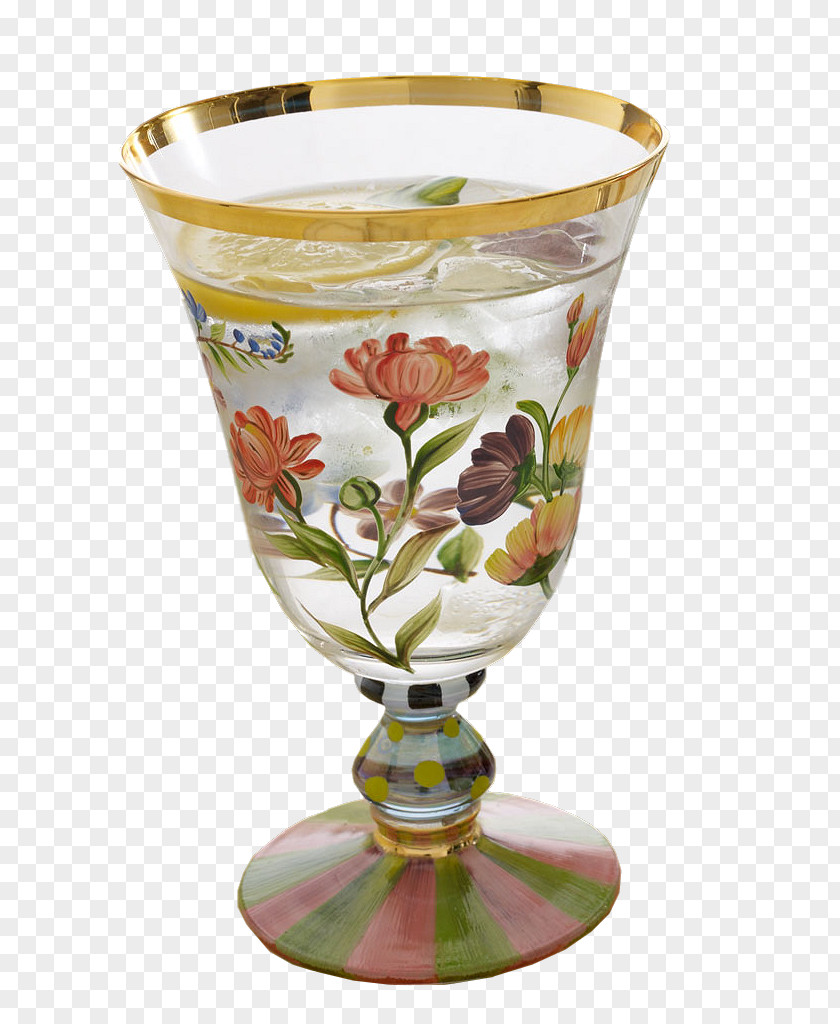 Decor Table-glass Tableware Flower Vase PNG