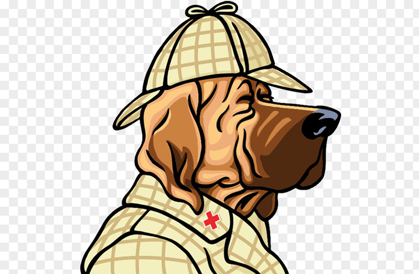 Droopy Basset Hound Detective Animated Film Clip Art PNG