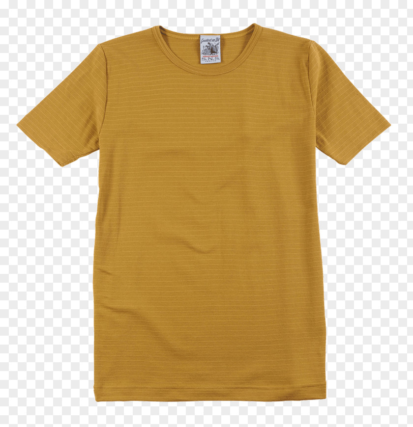 T-shirt Mustard Polo Shirt Sleeve Uniqlo PNG