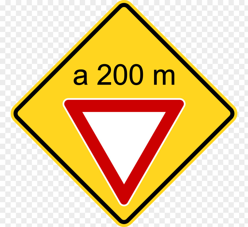 Argentina Clipart Priority Signs Traffic Sign Warning Yield Manual On Uniform Control Devices PNG