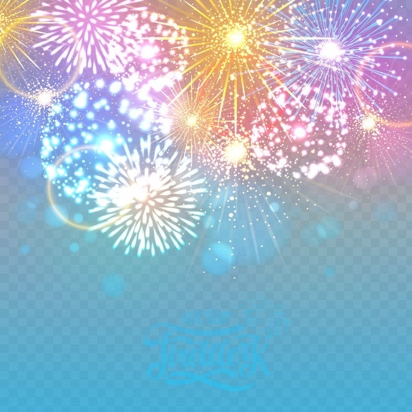 Beautiful Fireworks Stock Photography Illustration PNG
