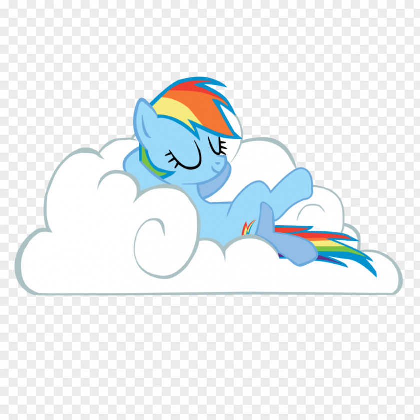 Cloud Rainbow Dash My Little Pony PNG