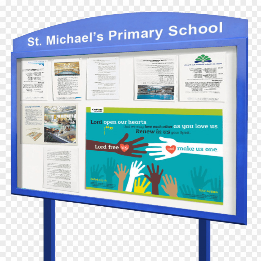 Notice Board Display Device Advertising Signage PNG