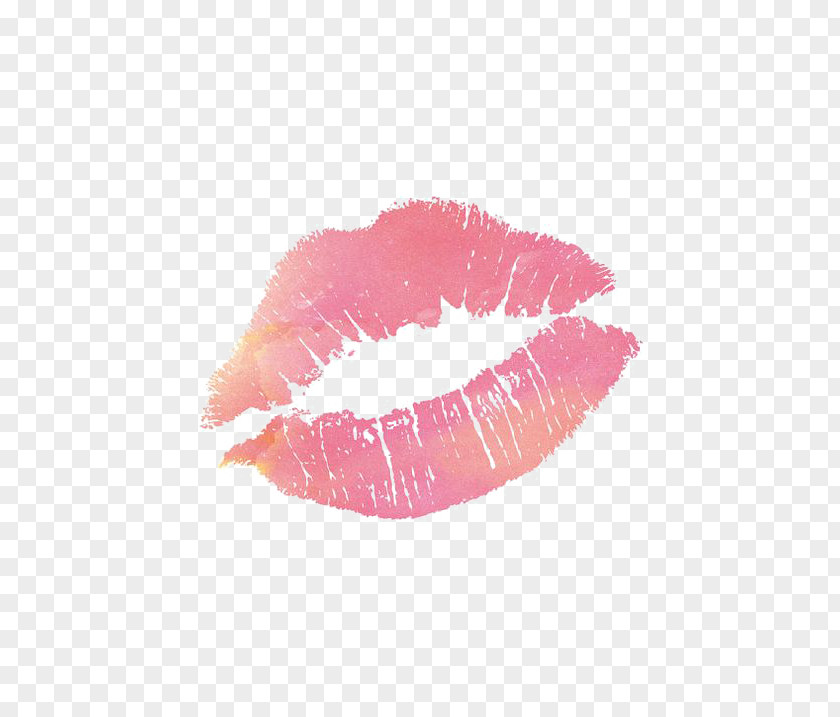 Pink Lips Lip Balm Lipstick Printing PNG