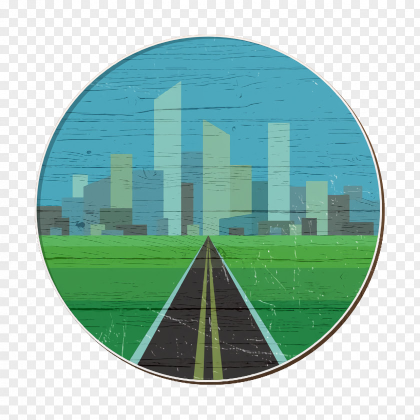 Plate Grass Cityscape Icon Landscapes Urban PNG