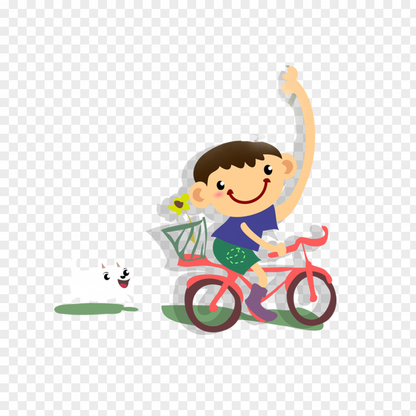 Cartoon Doll Bicycle Cycling PNG