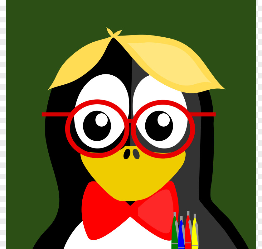 Computer Part Pictures Penguin Nerd Clip Art PNG