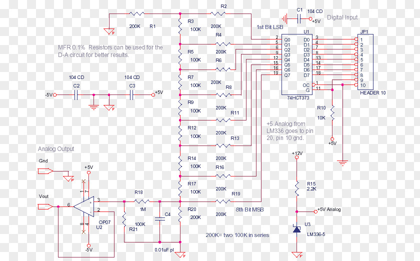 Electronic Circuits Resistor Ladder Digital-to-analog Converter Circuit Attenuator Digital Potentiometer PNG