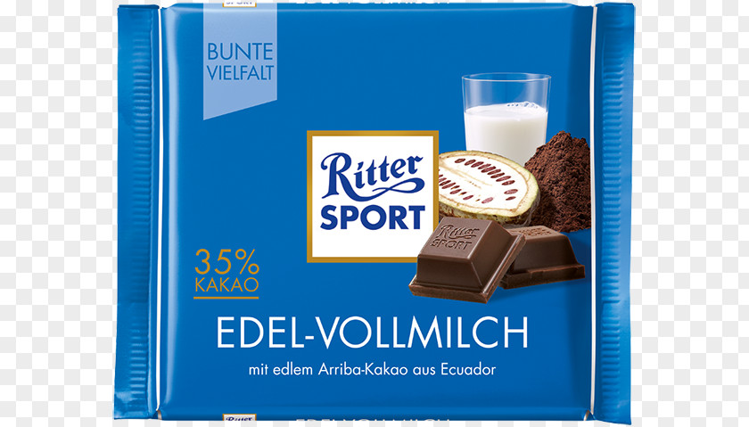 Nuts Biscuit Chocolate Bar Milk Praline Ritter Sport Cream PNG