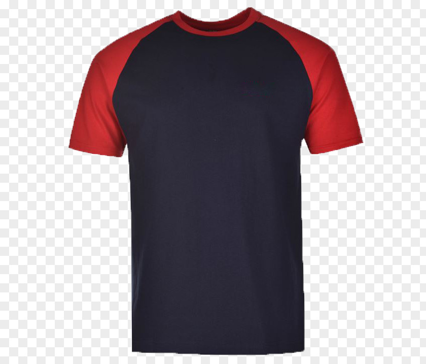 T-shirt Red Navy Blue Clothing Raglan Sleeve PNG