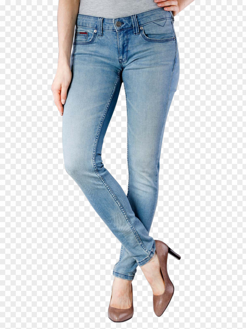 Women Pants Jeans Blue Denim Slim-fit Tommy Hilfiger PNG