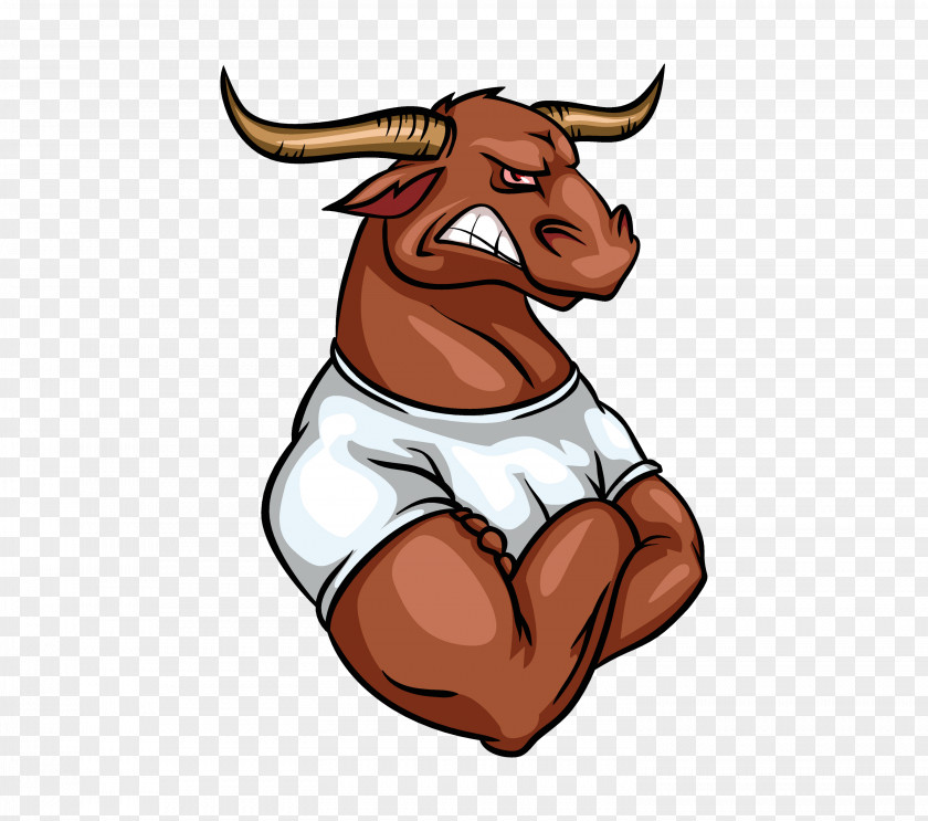 Bull Mustang Mascot Clip Art PNG