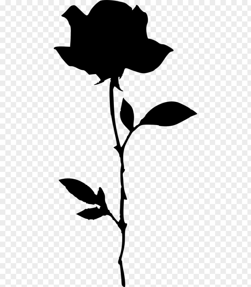 Nature Silhouette Drawing Rose Clip Art PNG