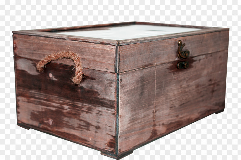 Box Wooden Trunk Furniture PNG