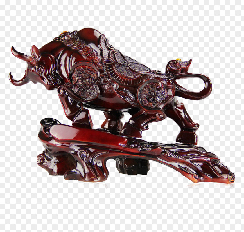 Bullish Decoration Table Office Desk Decorative Arts Gift PNG