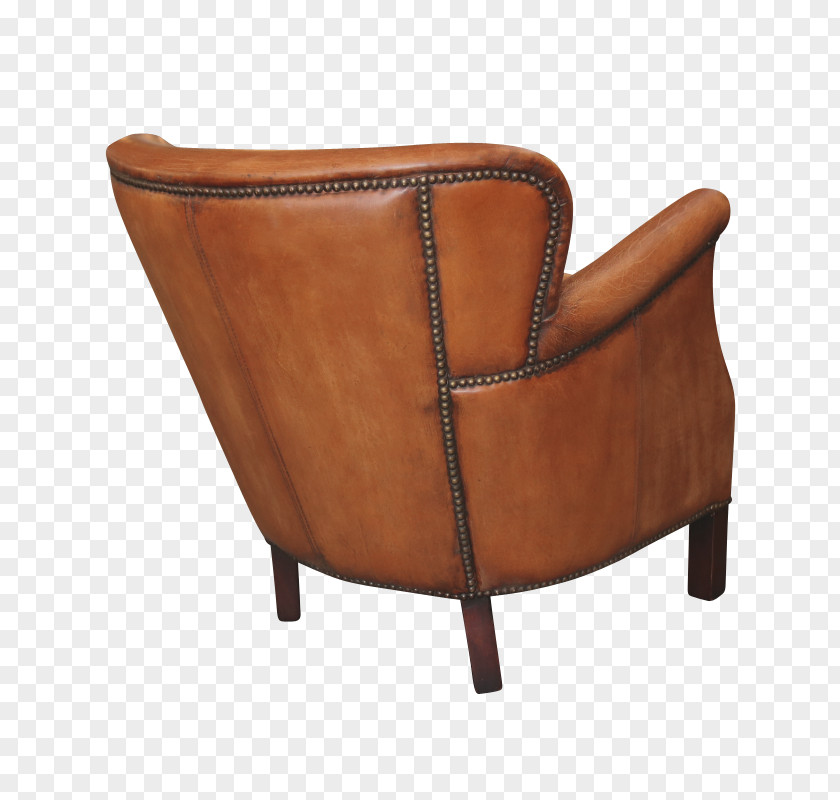 Design Club Chair Leather Angle PNG