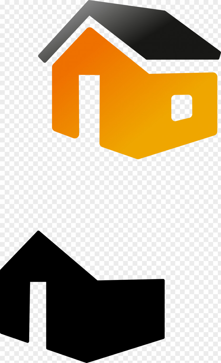 Design Logo Brand House PNG