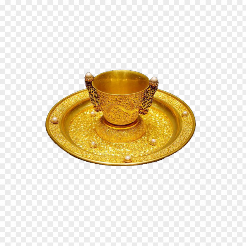 Free Golden Cup To Pull Creative Gold Yellow Icon PNG