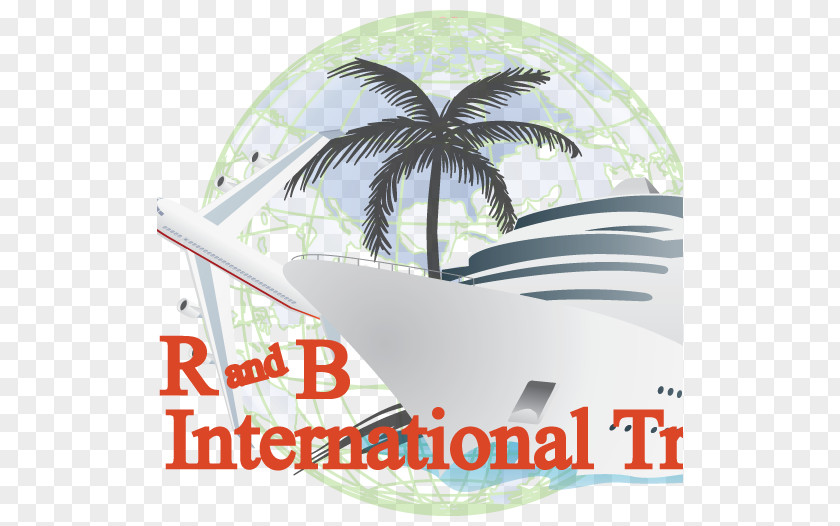 International Tourism Long Beach Cruise Ship Brand Palm Trees No PNG