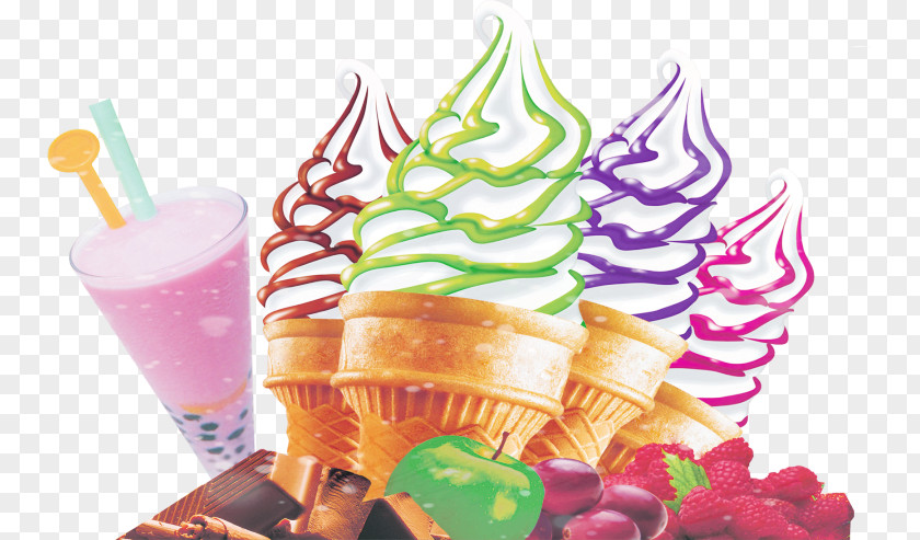Vector Ice Cream Cone Sundae Hokey Pokey PNG
