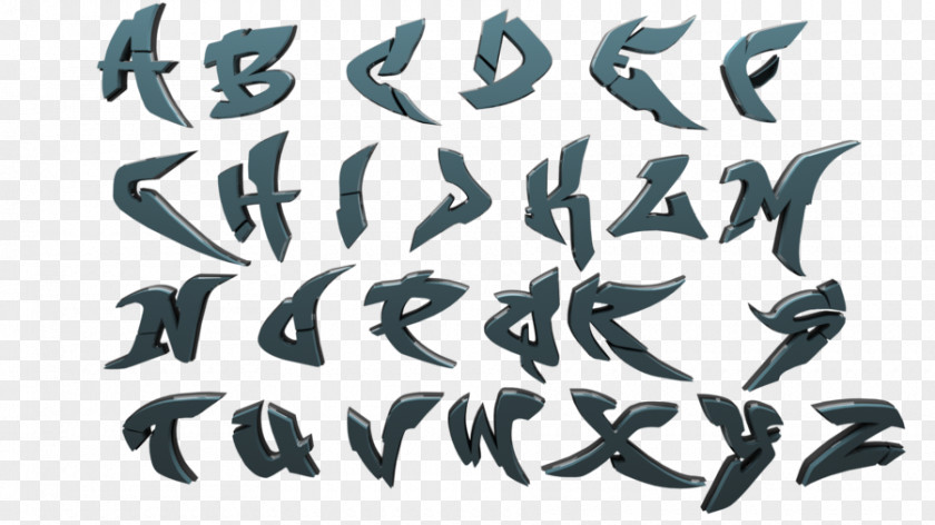 ALPHABETS Graffiti Letter Alphabet Art Drawing PNG