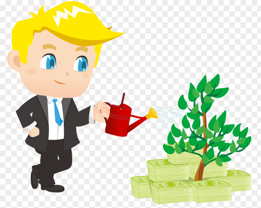 Business Businessperson Drawing Cartoon Clip Art PNG