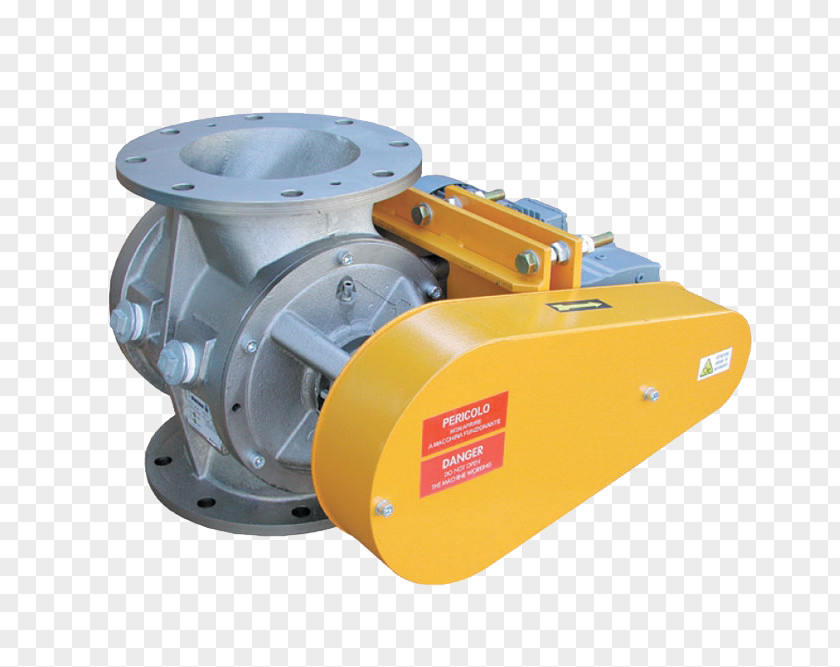 Height Scale Rotary Valve Airlock Feeder Pump PNG