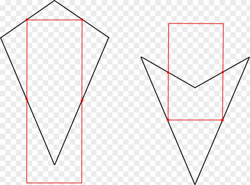 Quadrilateral Triangle Area Line PNG