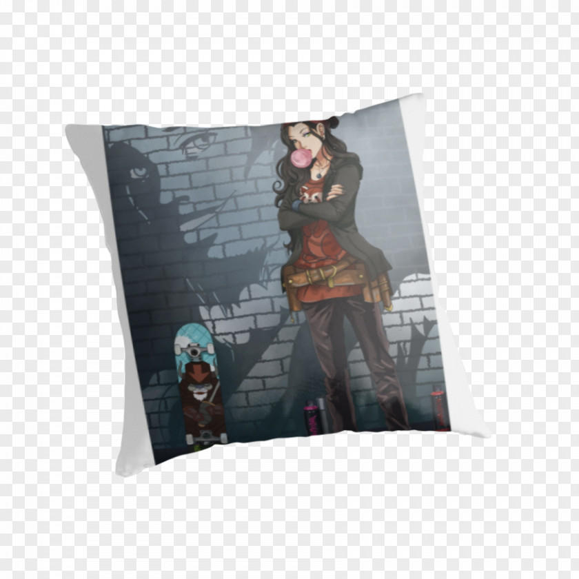 Asami Sato Throw Pillows Cushion PNG