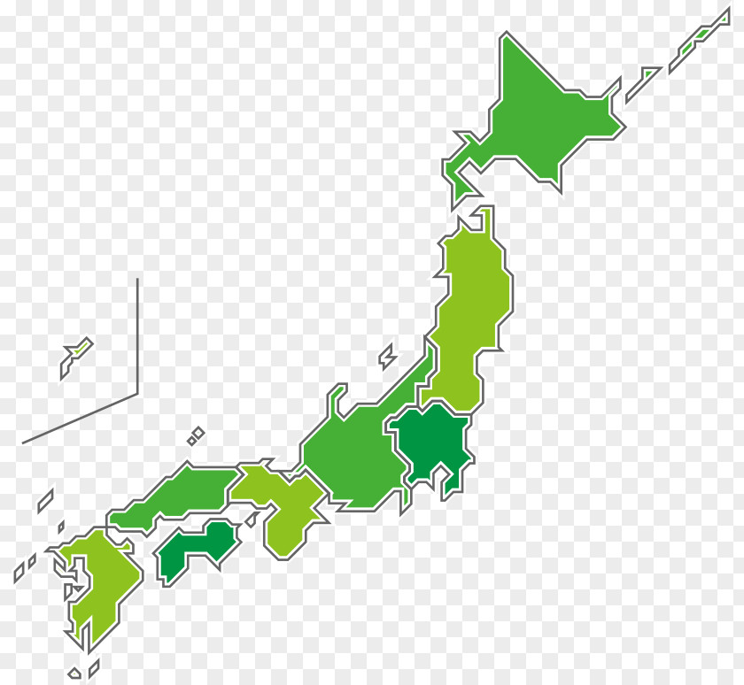 Japan Stock Photography Map PNG