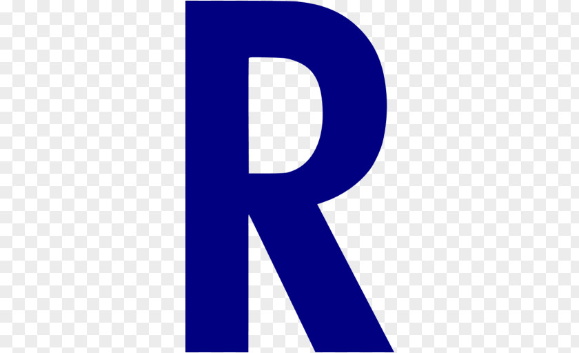 R & B Letter Navy Blue Alphabet PNG