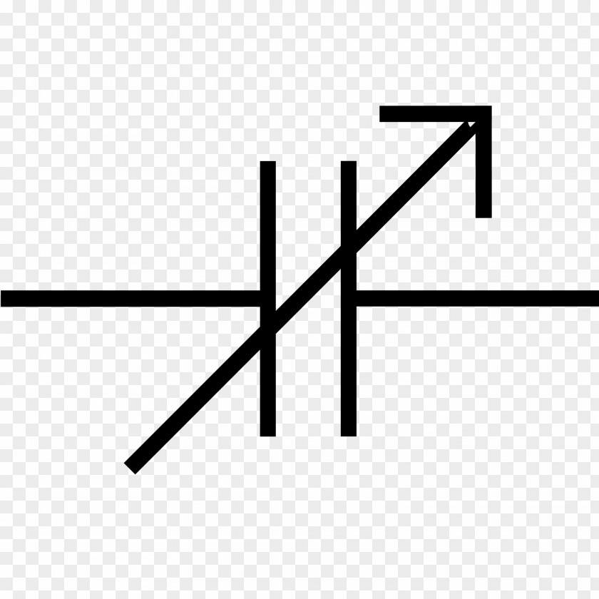 Symbol Electronic Variable Capacitor Wiring Diagram Schematic PNG