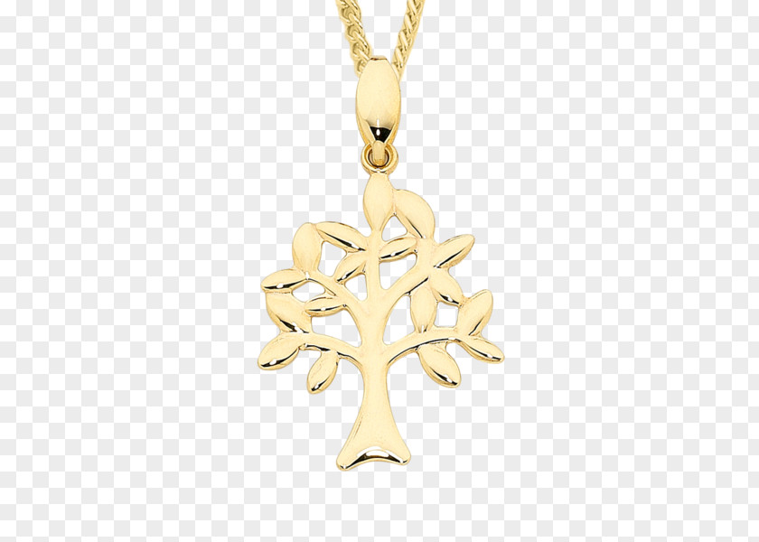Tree Yellow Locket Gold Necklace Body Jewellery PNG