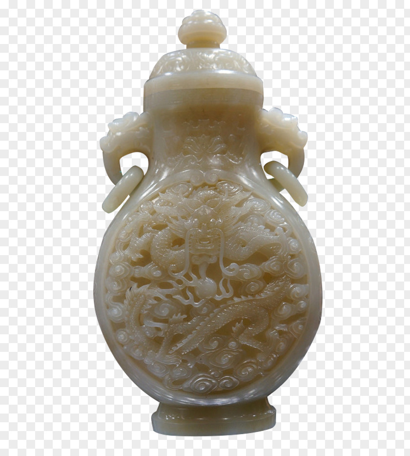 White Jade Vase In Qing Dynasty Download PNG