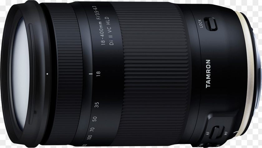 Camera Lens Tamron 18-270mm F/3.5-6.3 Di II VC PZD 18-400mm HLD Canon EF Mount Zoom PNG