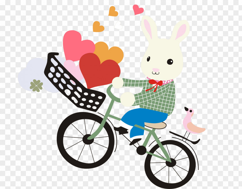 Cute Bunny Easter Rabbit Cartoon PNG