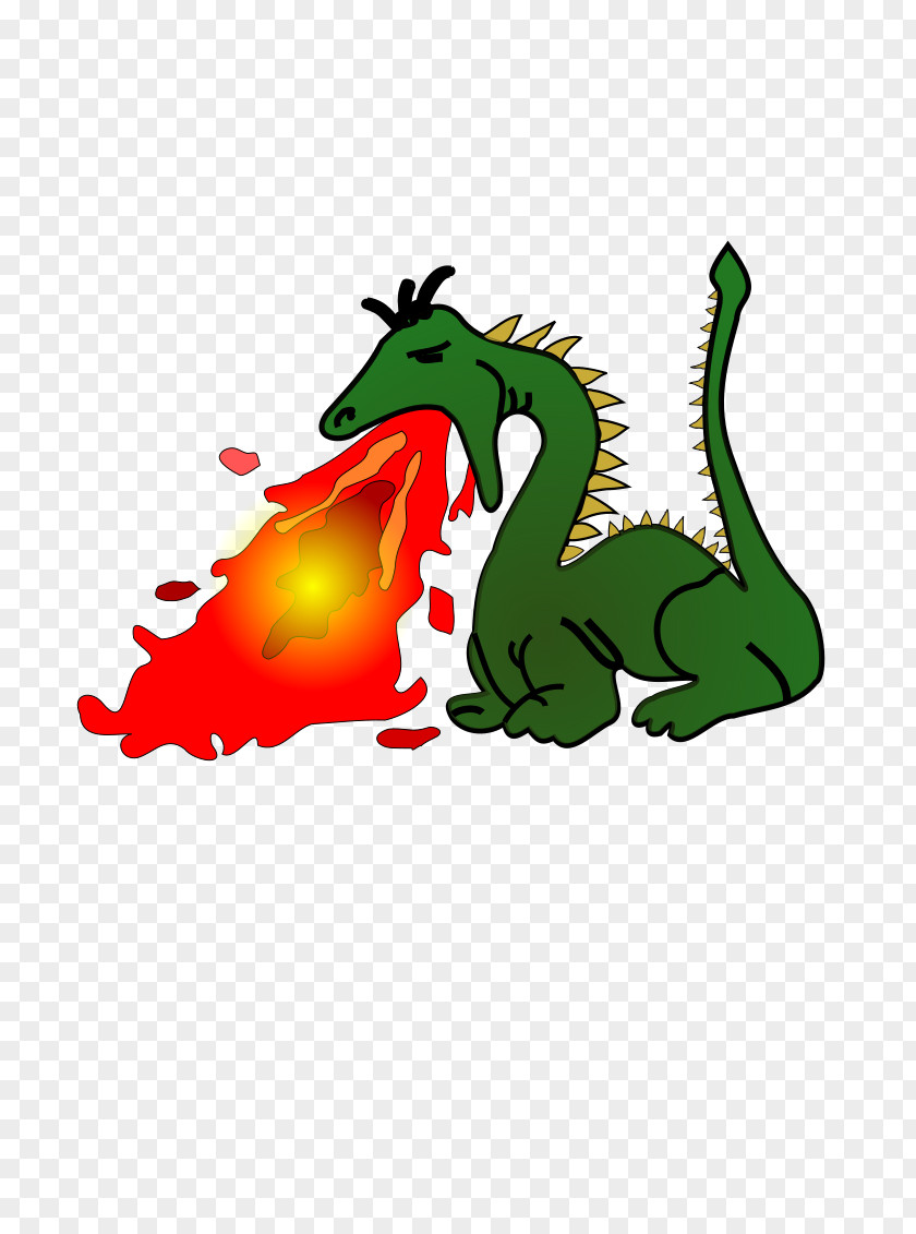 Dragon Fire Breathing Legendary Creature Drawing PNG